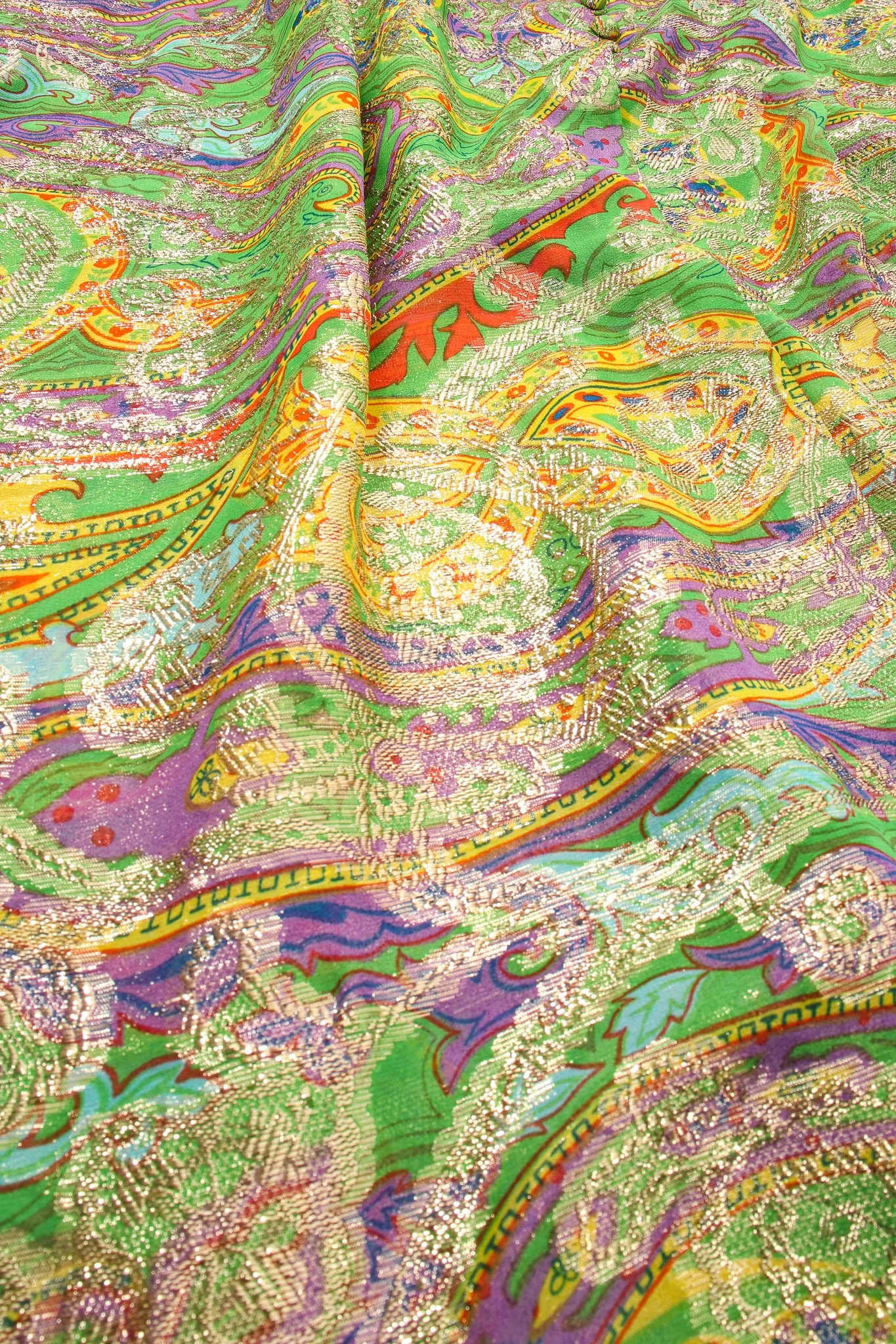 Paisley Brocade Maxi Skirt