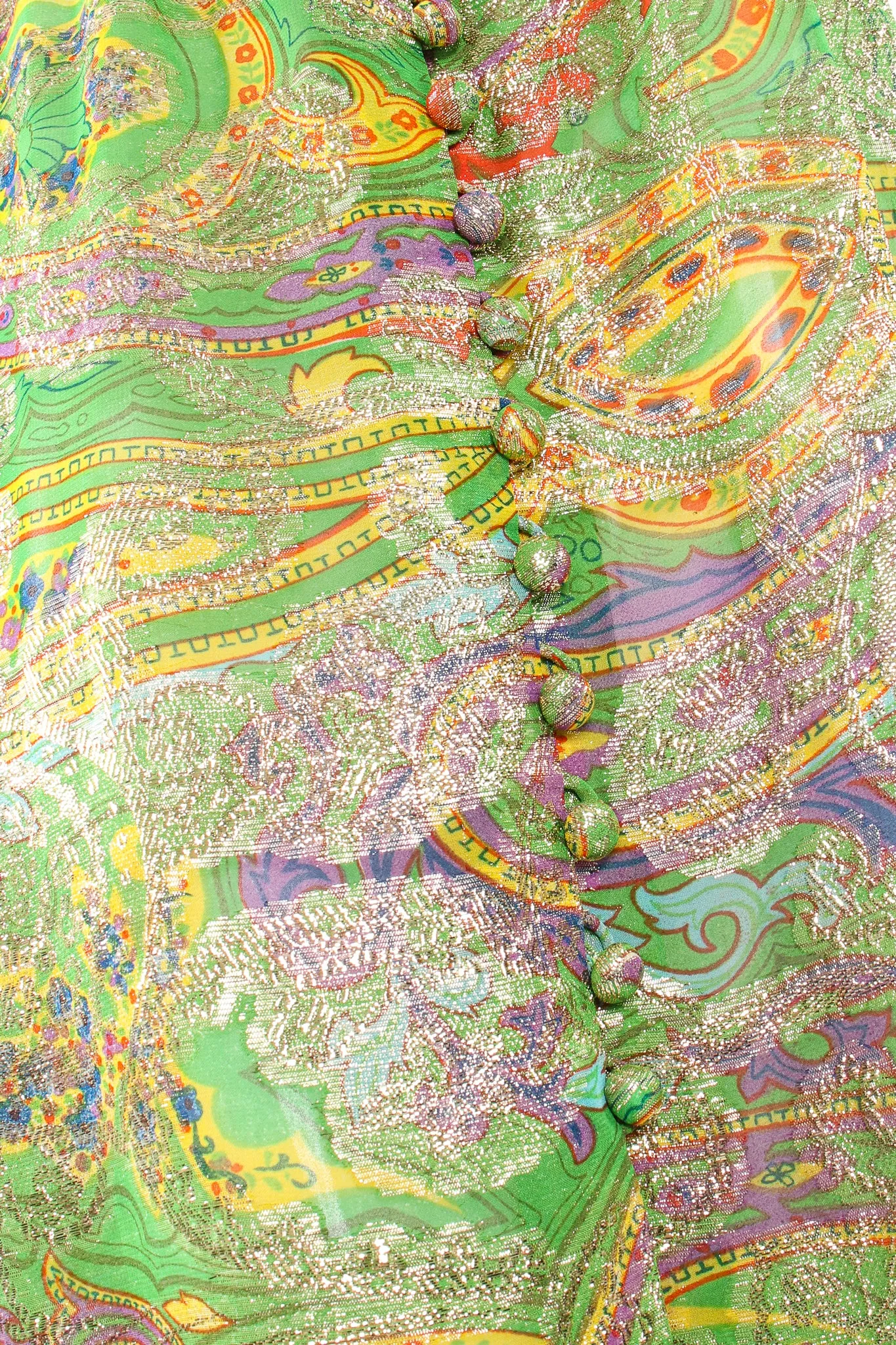 Paisley Brocade Maxi Skirt