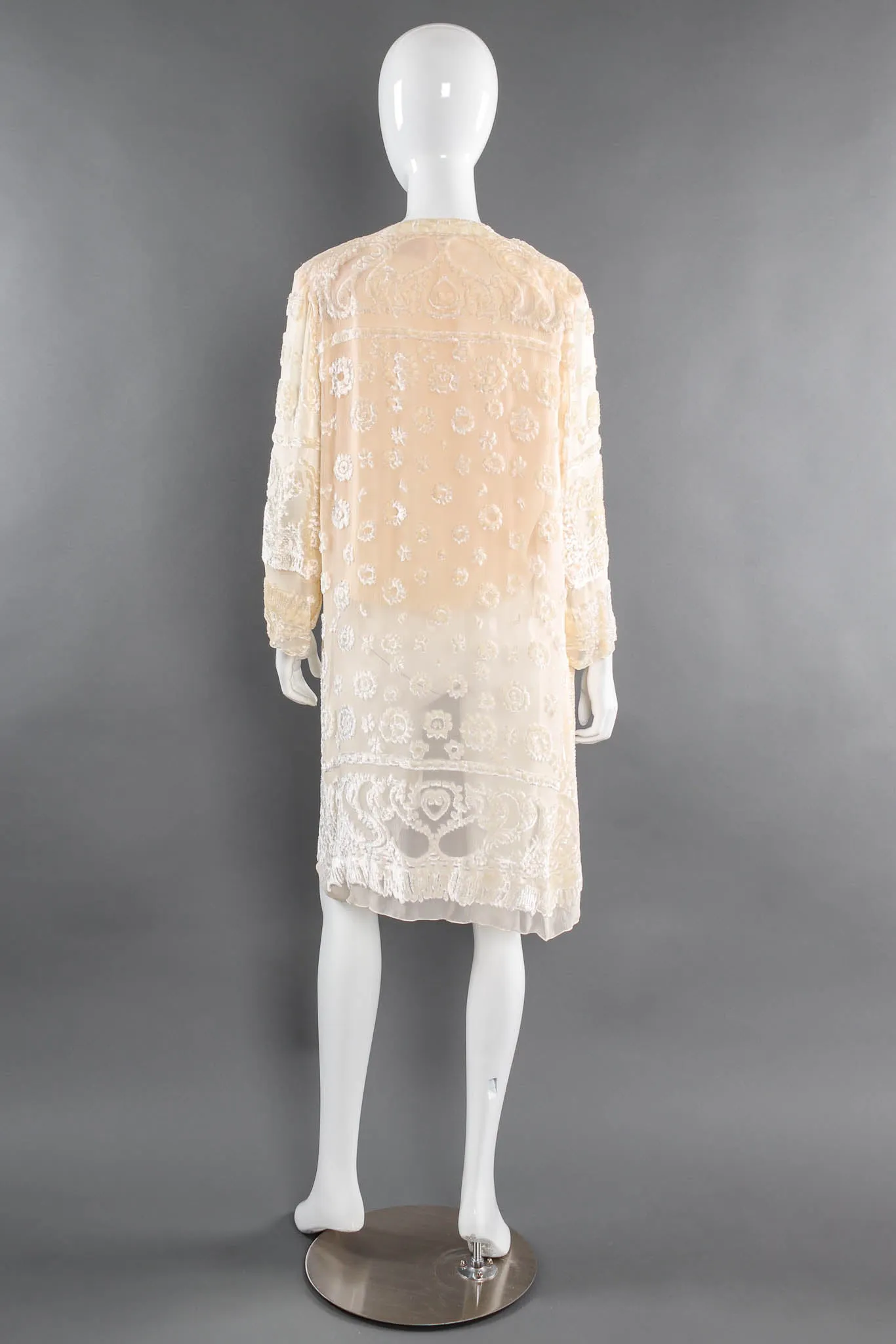 Paisley Floral Silk Duster & Top Set