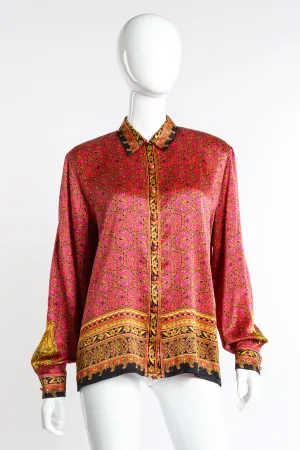 Paisley Honeycomb Blouse