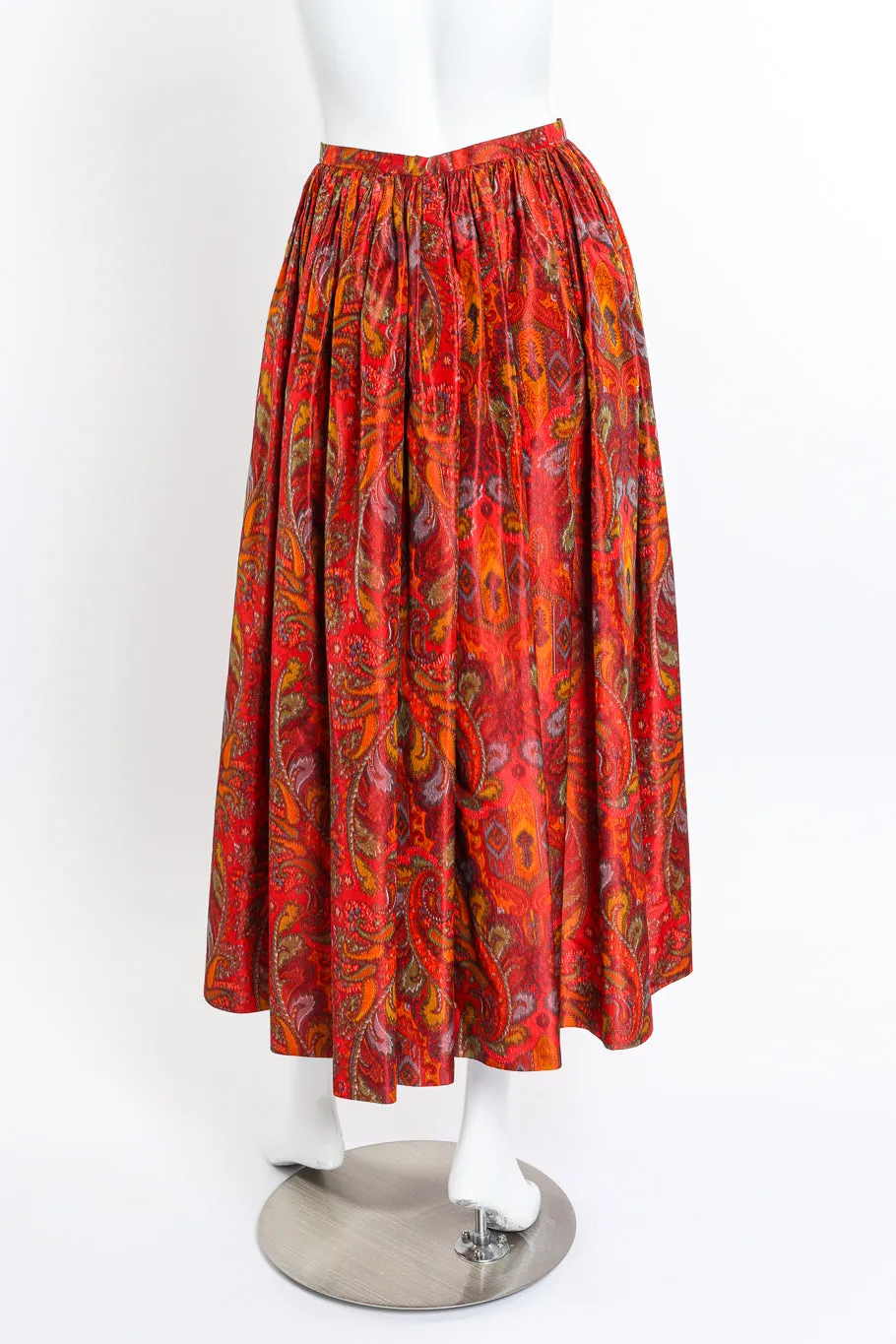 Paisley Taffeta Ball Skirt