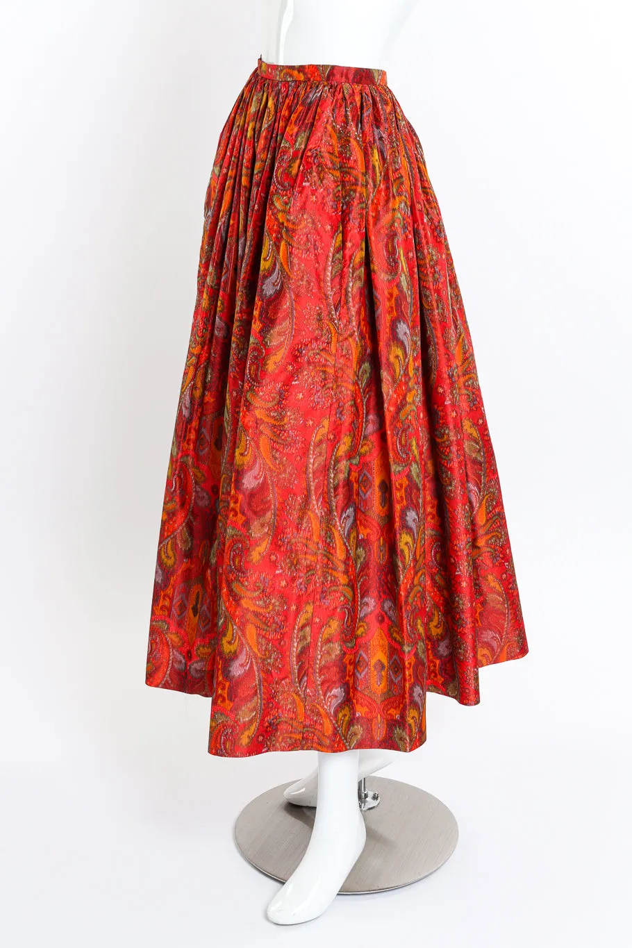 Paisley Taffeta Ball Skirt