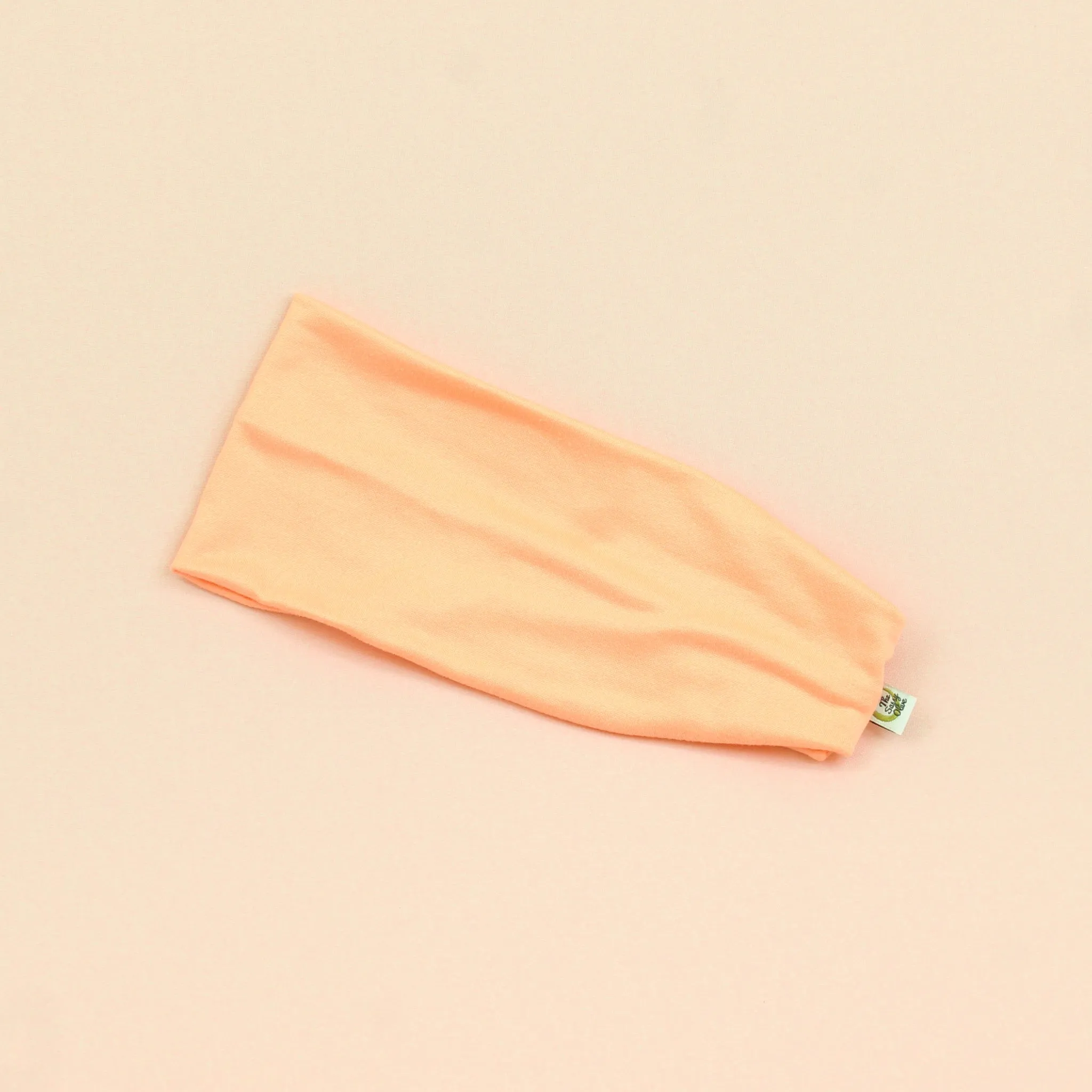 Papaya Solid Stretch Headband