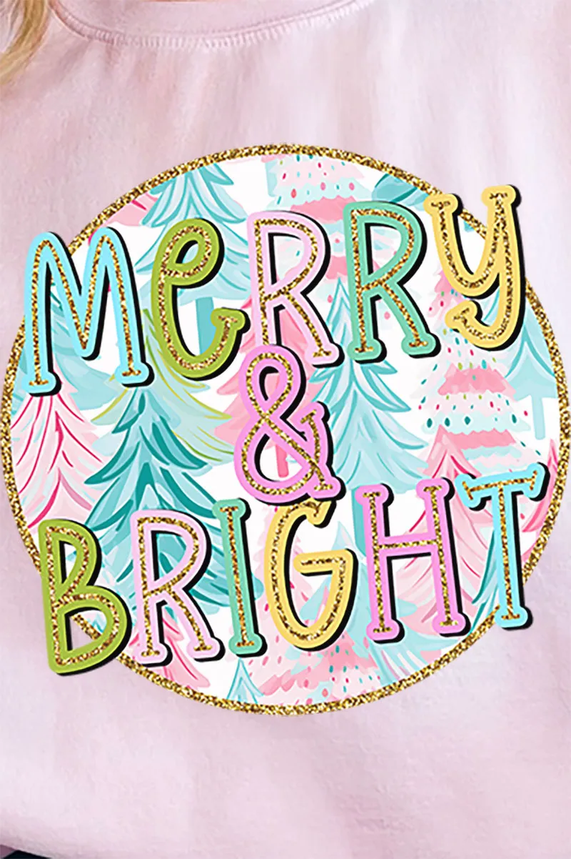 Pastel Merry And Bright Unisex NuBlend Crew Sweatshirt