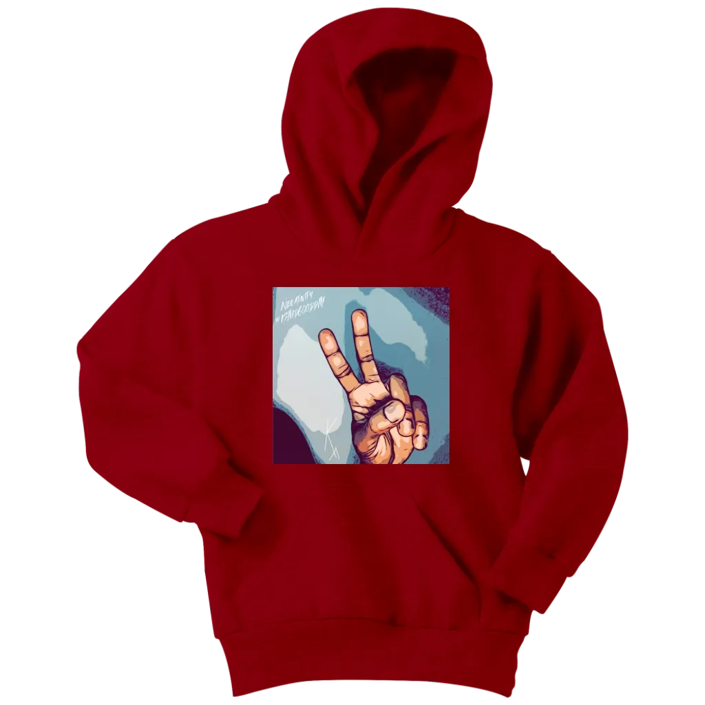 Peace Negativity I Said Good Day Youth Hoodie