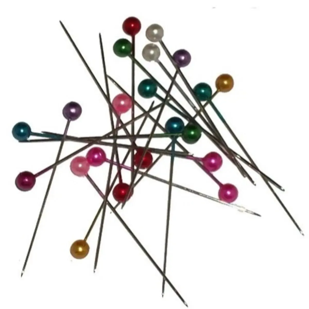 Pearl Headed Craft Pins - Various Colours Available