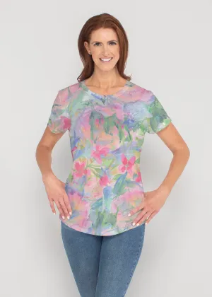 Penelope (17255) ~ Contoured Tri-Blend Scoop Tee