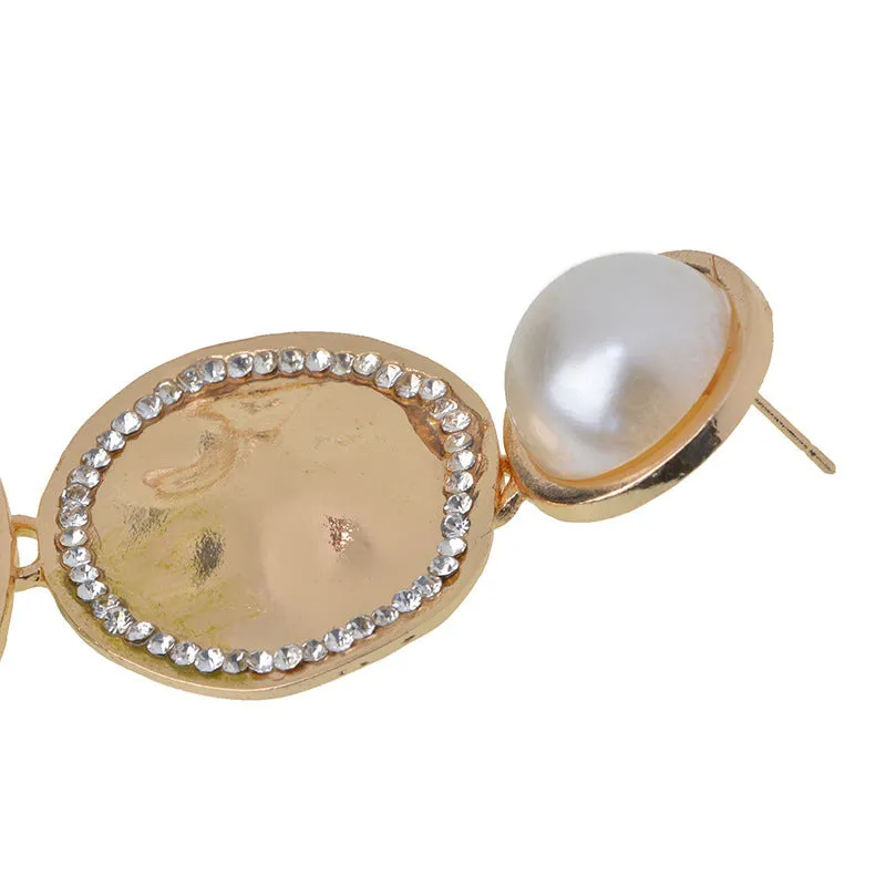 Personality Simple Earrings Trend Big Brand Geometry Round Earrings Original Earrings Female