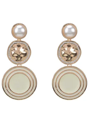 Personality Simple Earrings Trend Big Brand Geometry Round Earrings Original Earrings Female