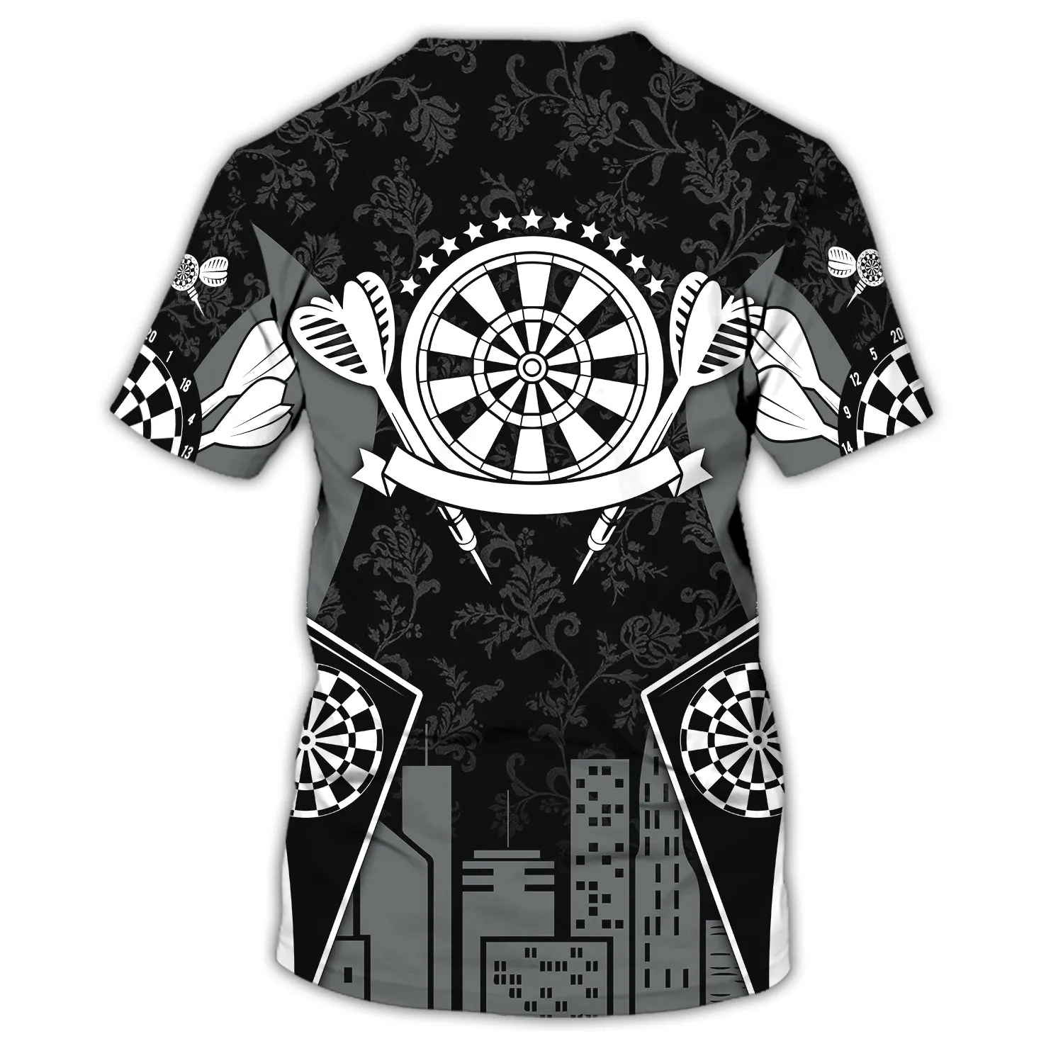 Personalized Name Dart Board 3D Printed Shirts