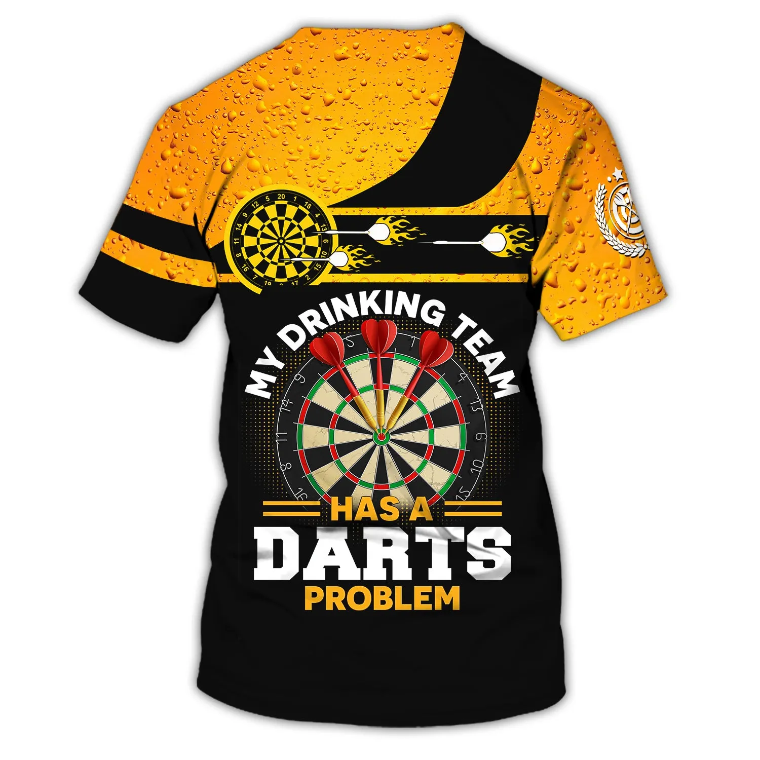 Personalized Name My Drinking Team Has A Darts Problem 3D Printed Shirts