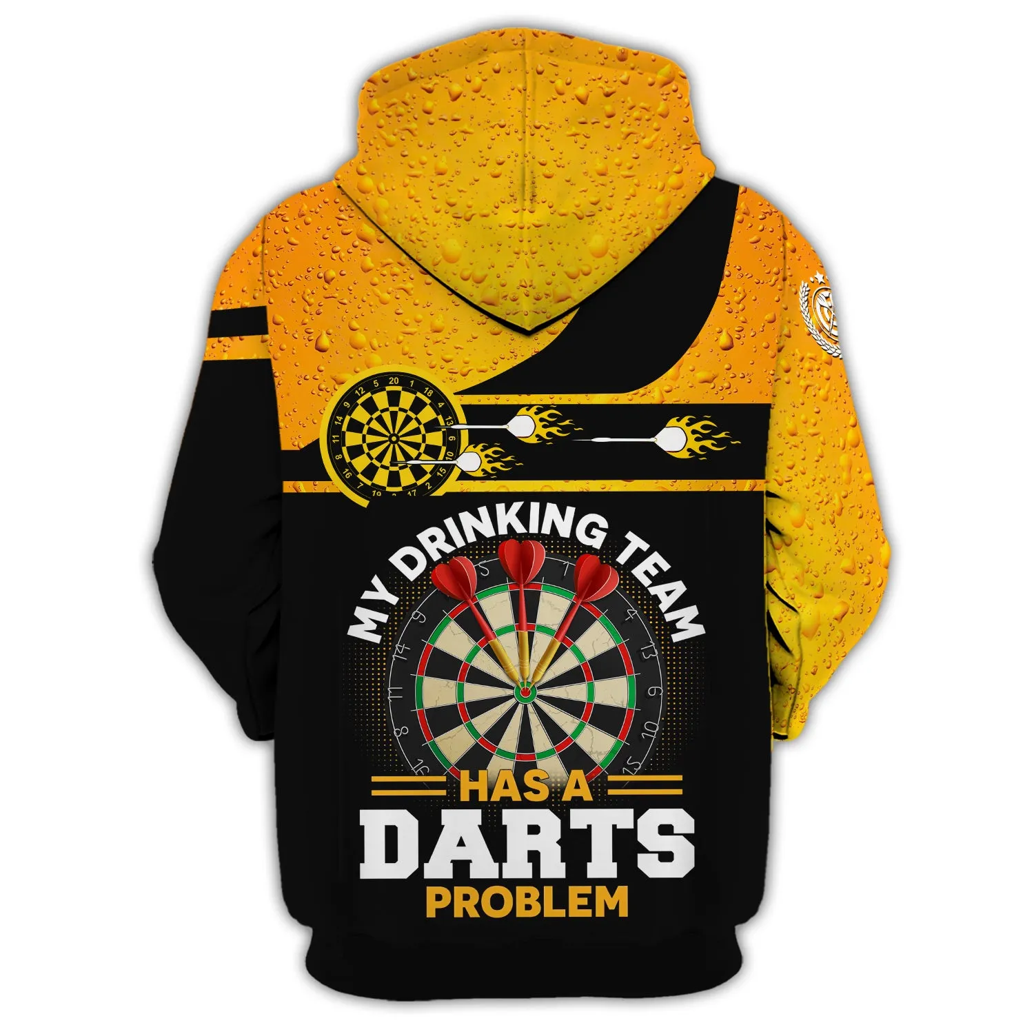 Personalized Name My Drinking Team Has A Darts Problem 3D Printed Shirts