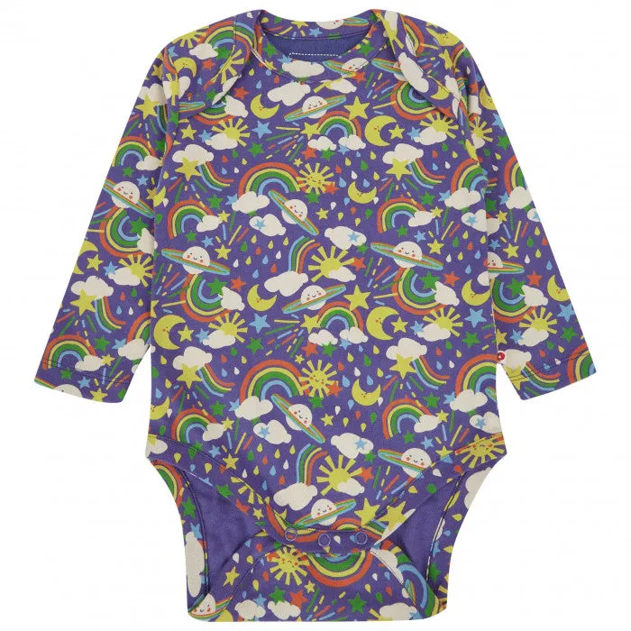 Piccalilly | Rainbow Weather 3 Pack Bodysuits