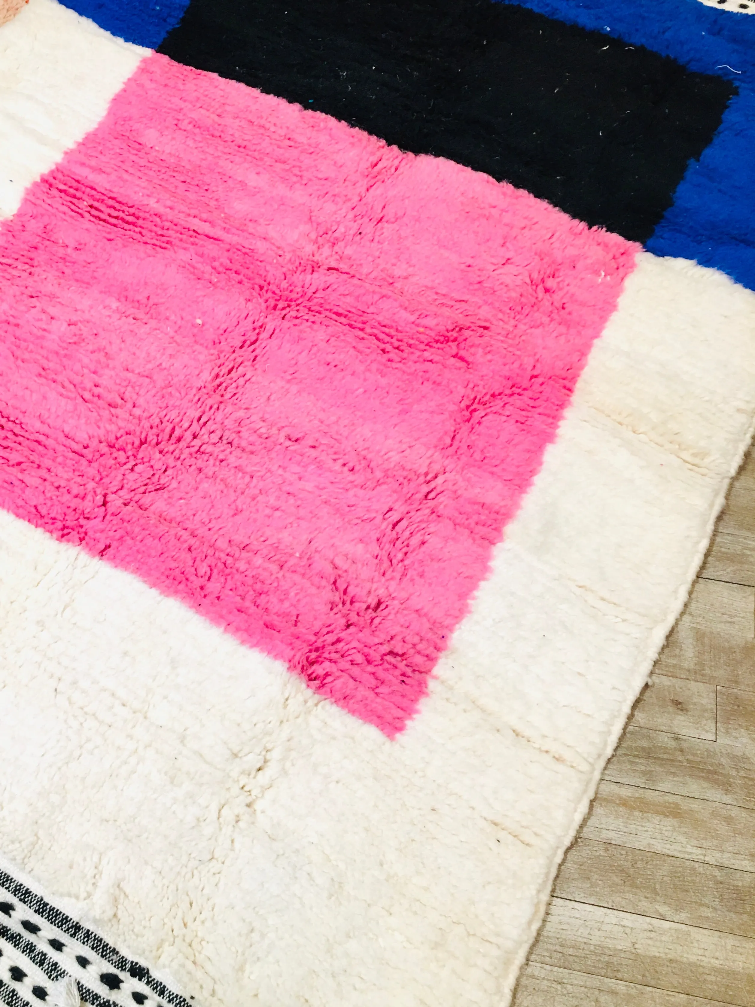 Pink   Blue Azilal Abstract
