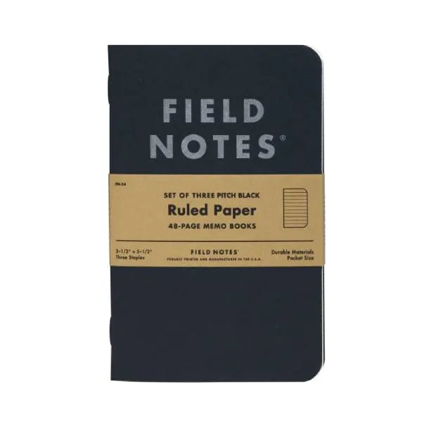PITCH BLACK MEMO BOOK