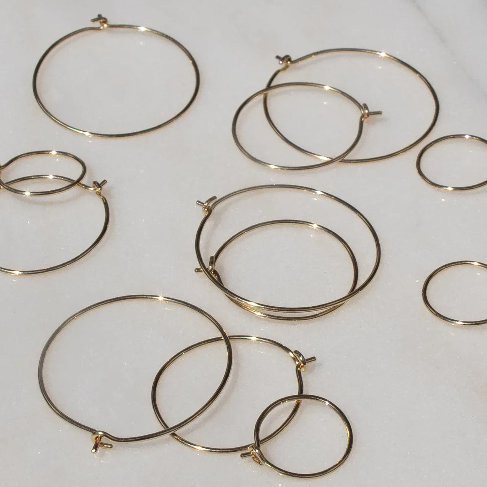 Plain Hoop Earrings