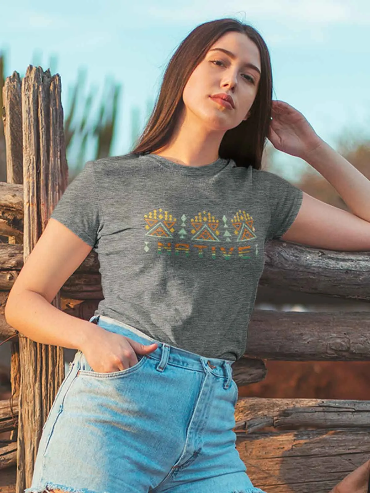 Proudly Native  | Printed T shirt