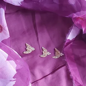Purple Organza Dupatta Salwar Suit