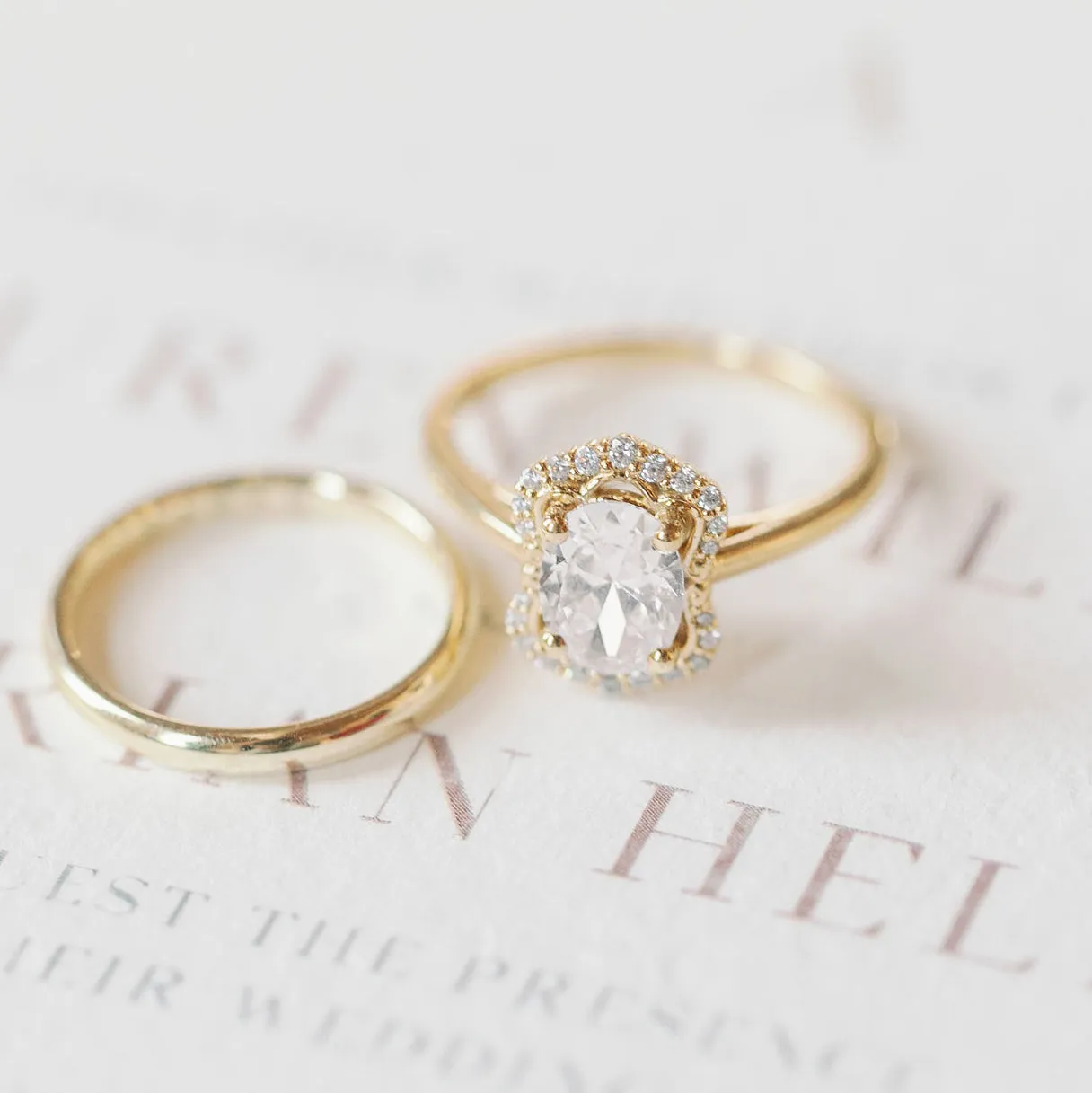Remington Halo Engagement Ring (setting only)