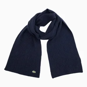Ribbed Crocodile Wool Scarf