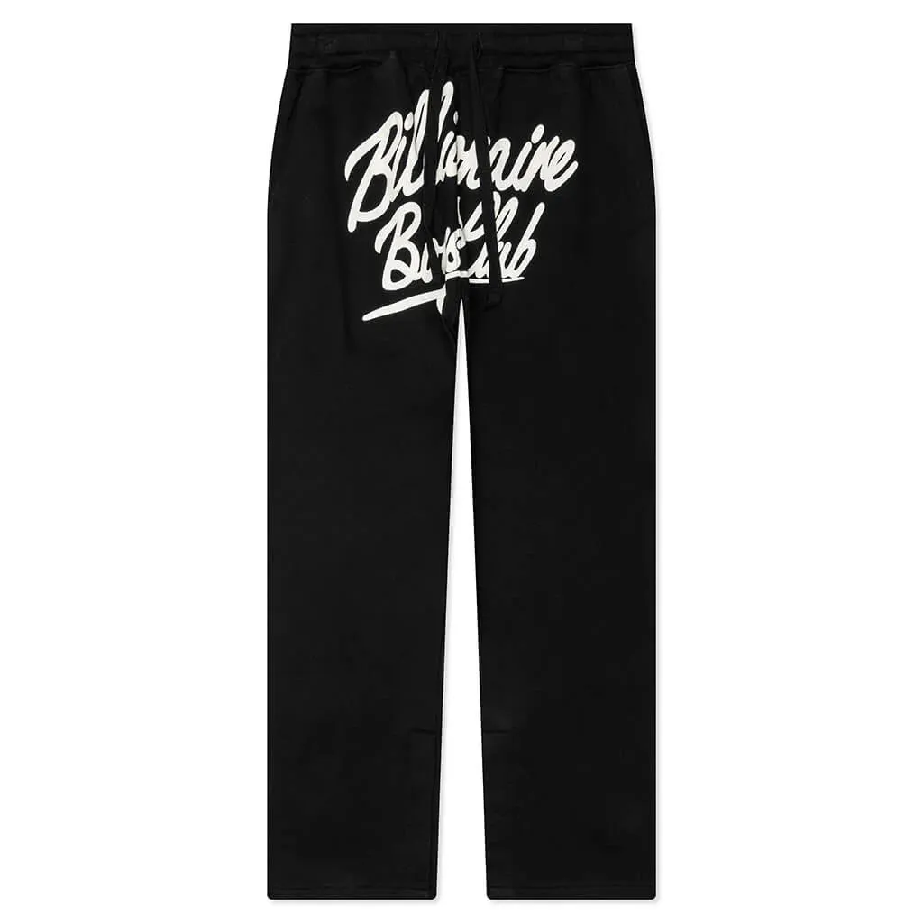 Script Lougne Pants - Black