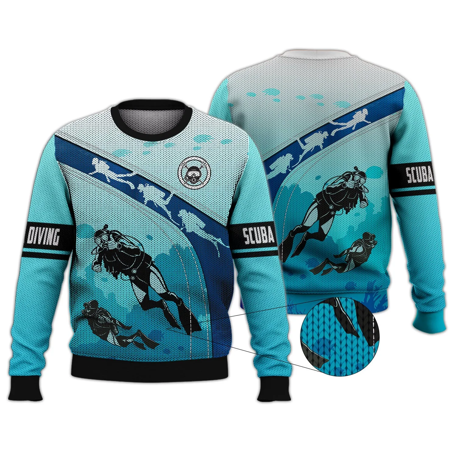 Scuba Diving Always Be Nice To A Diver 3D All Over Printed Tshirt Diver