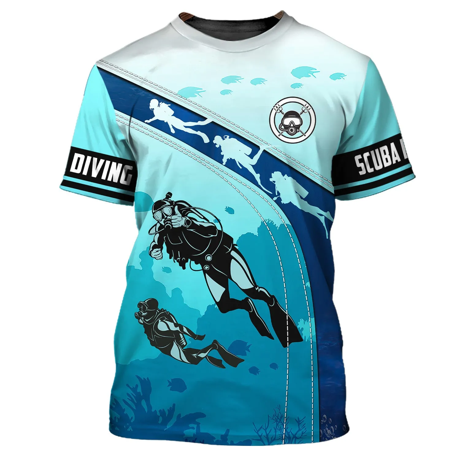 Scuba Diving Always Be Nice To A Diver 3D All Over Printed Tshirt Diver