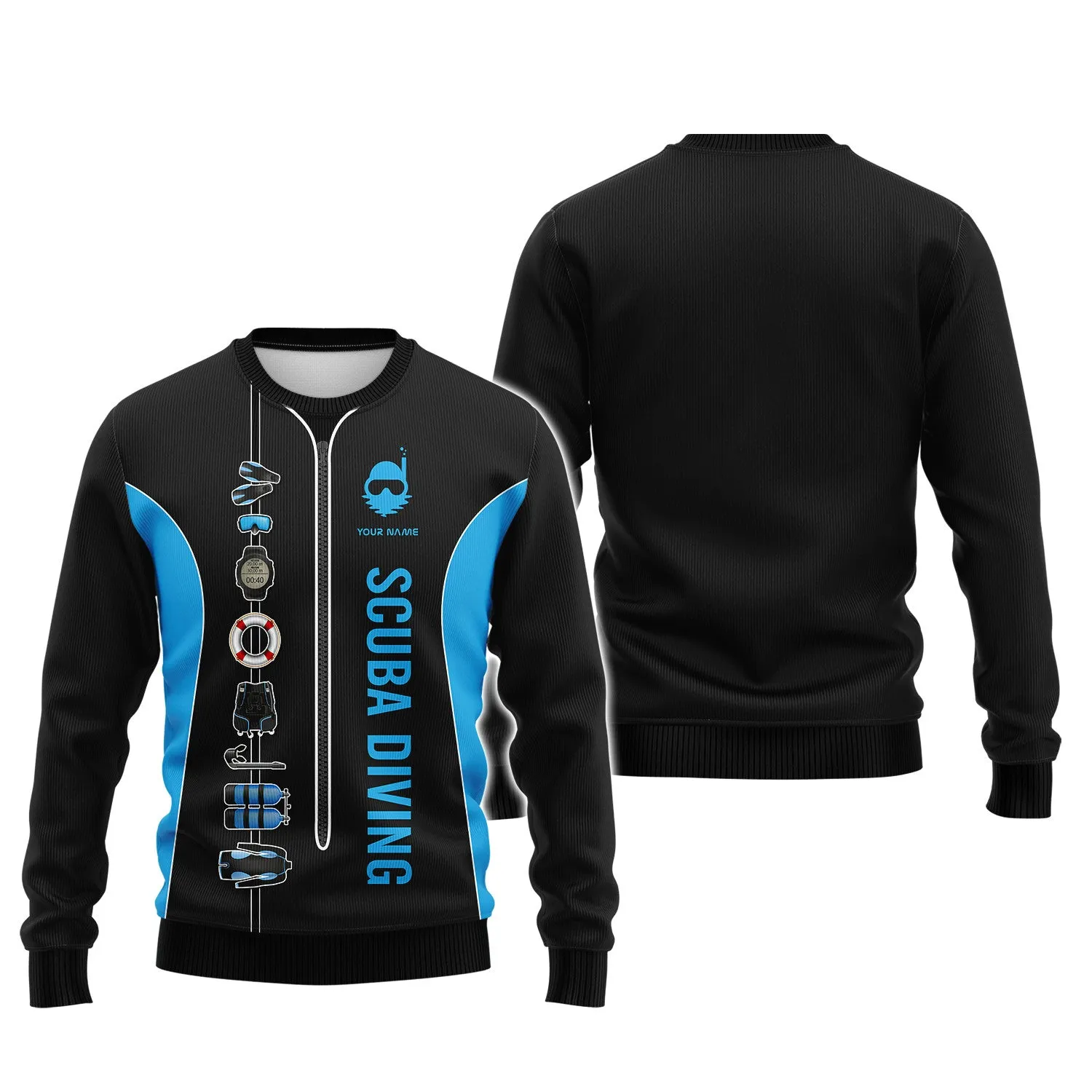 Scuba Diving Tools Tshirt Custom Diver Shirts Scuba Diving 3D Apparel