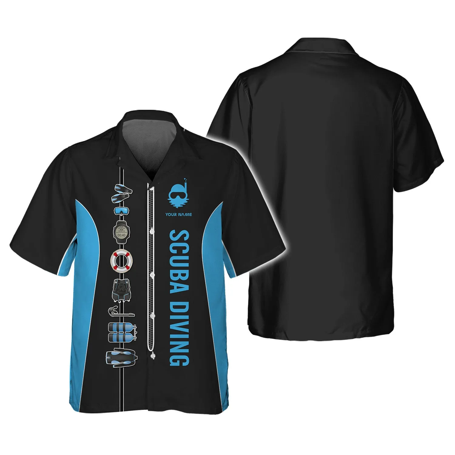 Scuba Diving Tools Tshirt Custom Diver Shirts Scuba Diving 3D Apparel