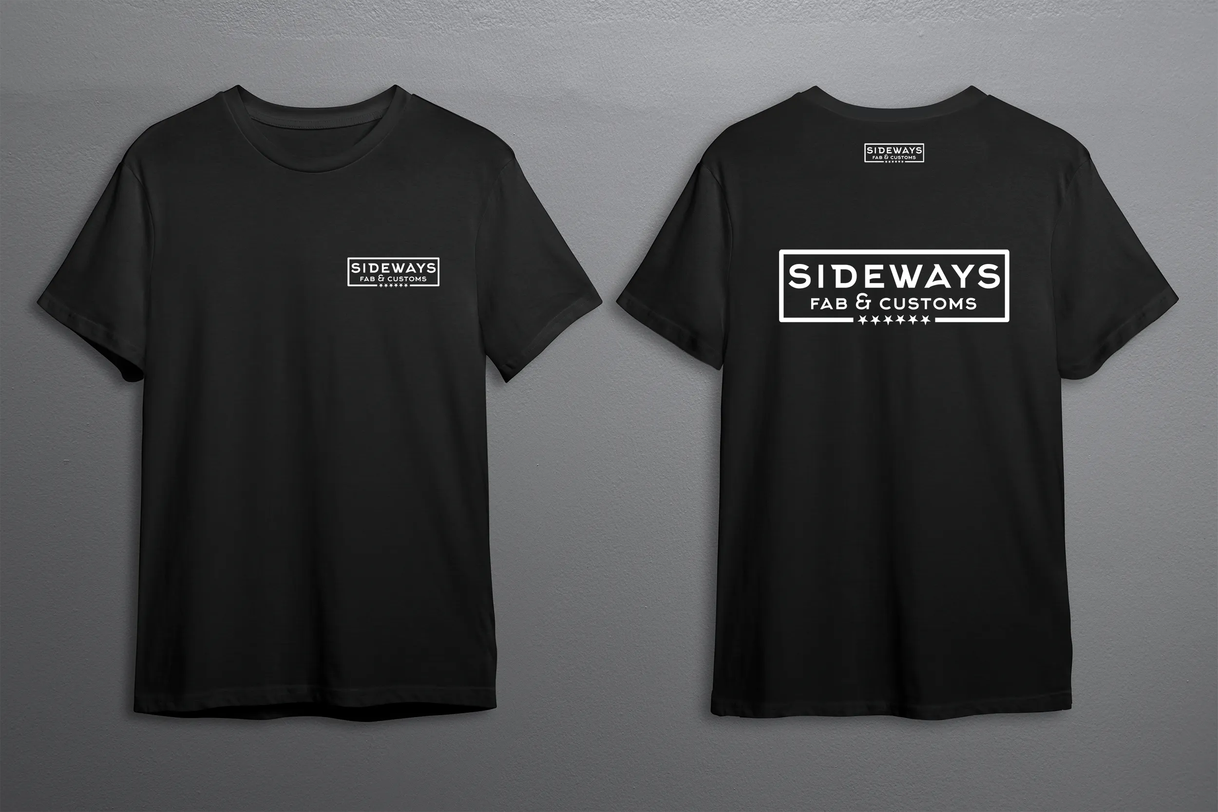 Sideways Back Box Logo Shirt