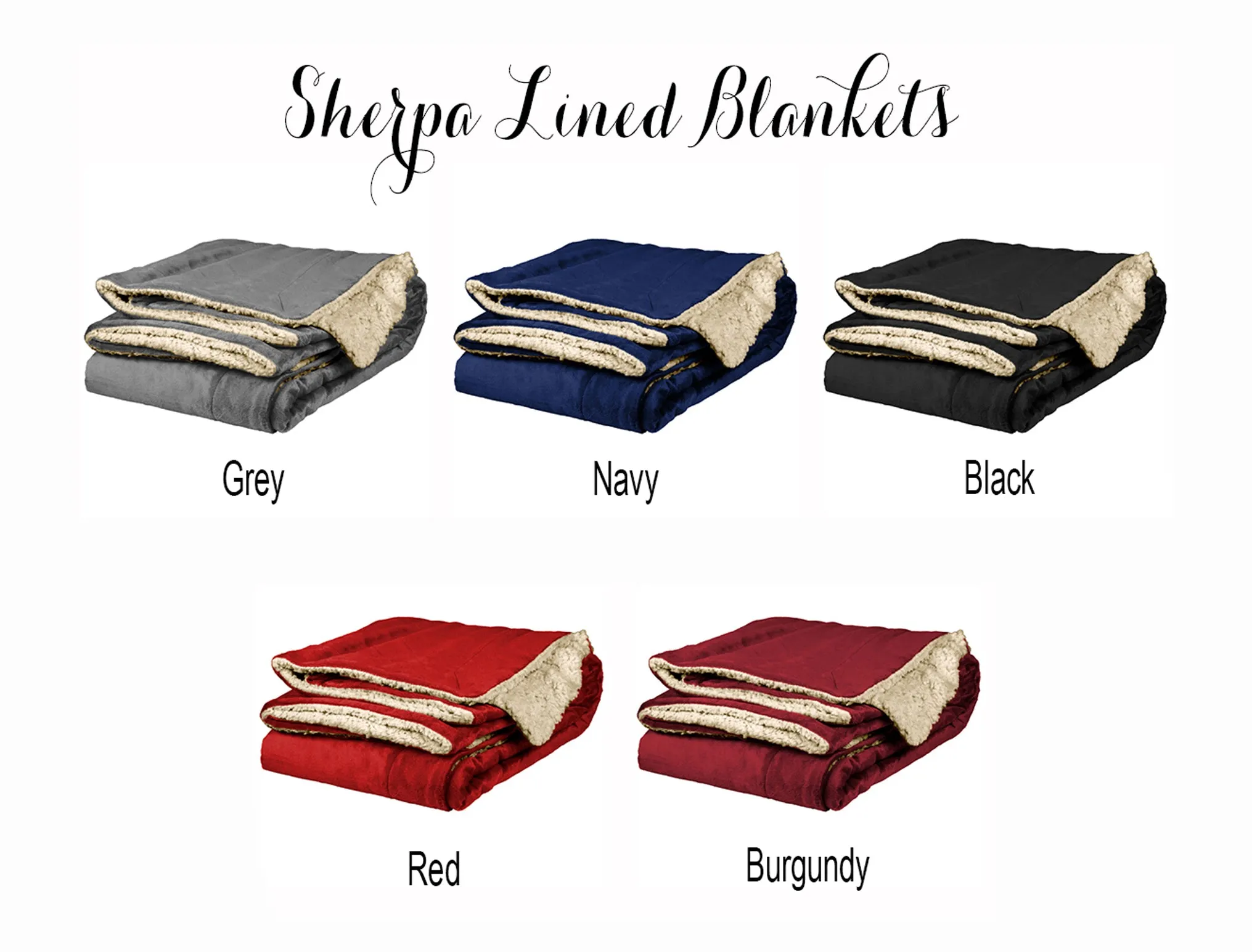 Sigma Kappa Sherpa Throw Blanket