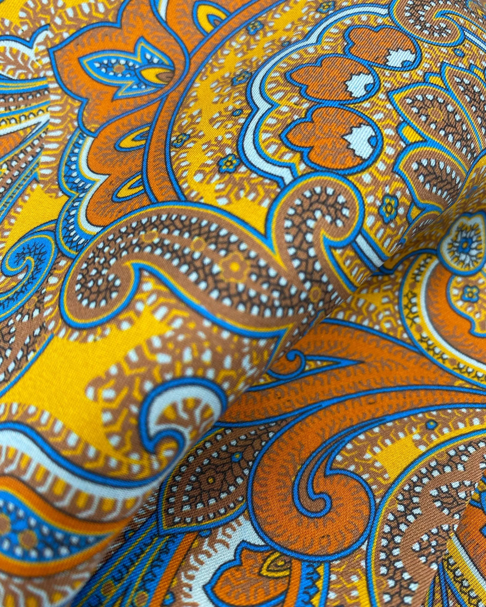 Silk Paisley Neckerchief - The Carnaby