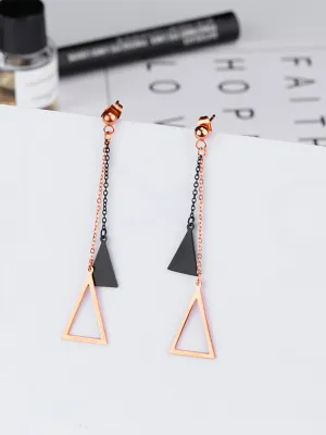 Simple Geometric Triangle Earrings