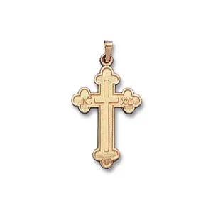 Simple Orthodox Cross 14K Yellow - Solid