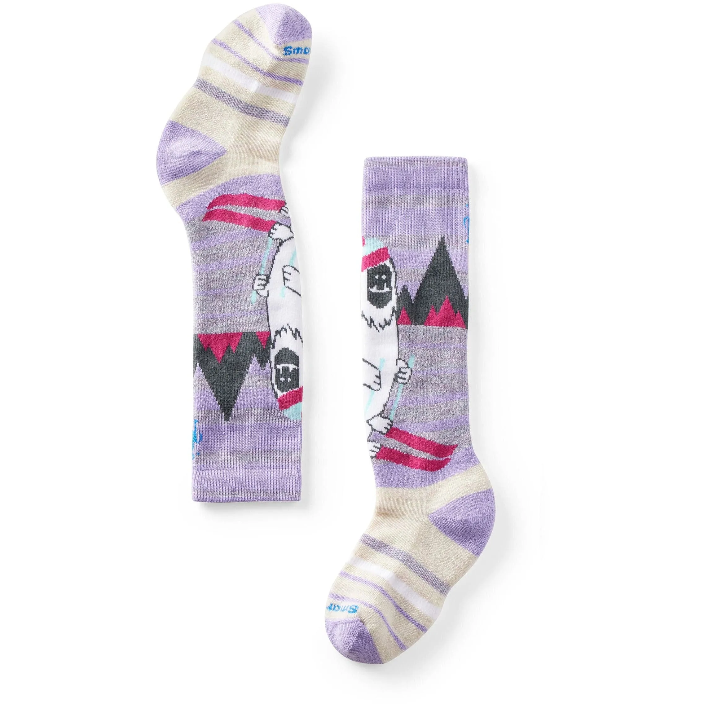Smartwool Kids Wintersport Full Cushion Yeti Pattern Over-The-Calf Socks