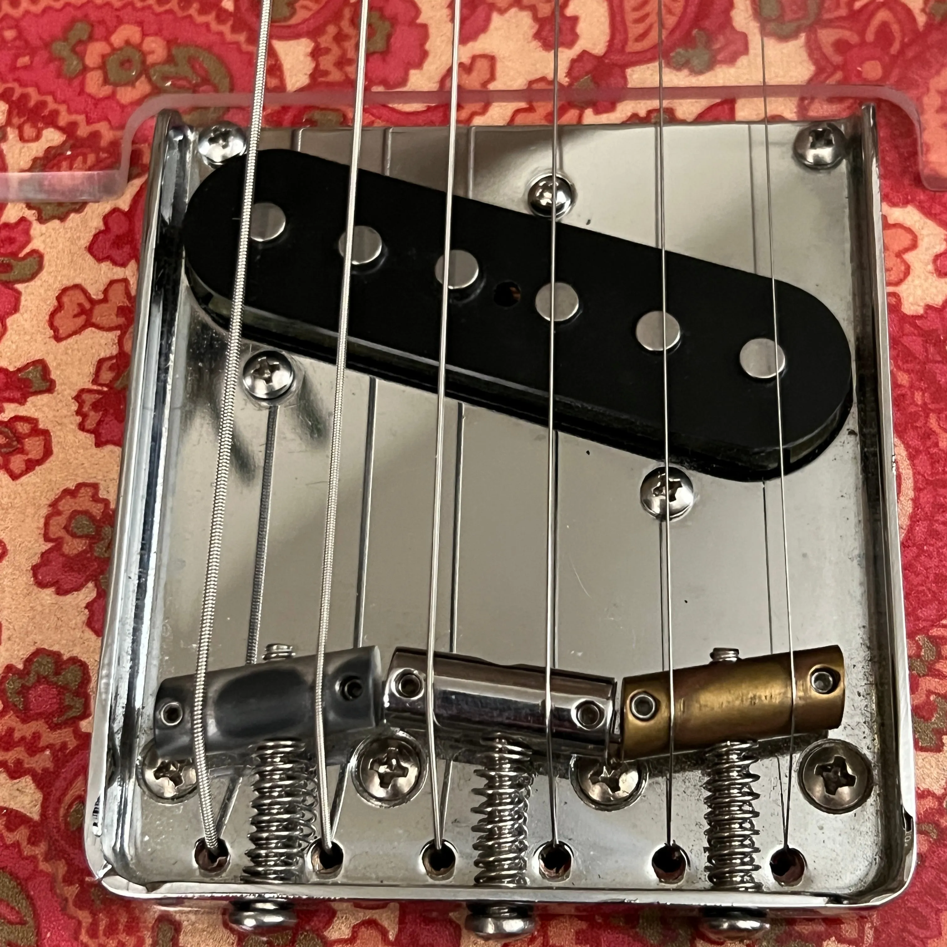SOLD - Crook Custom Guitars Paisley Tele 2000s One Off Custom Telecaster
