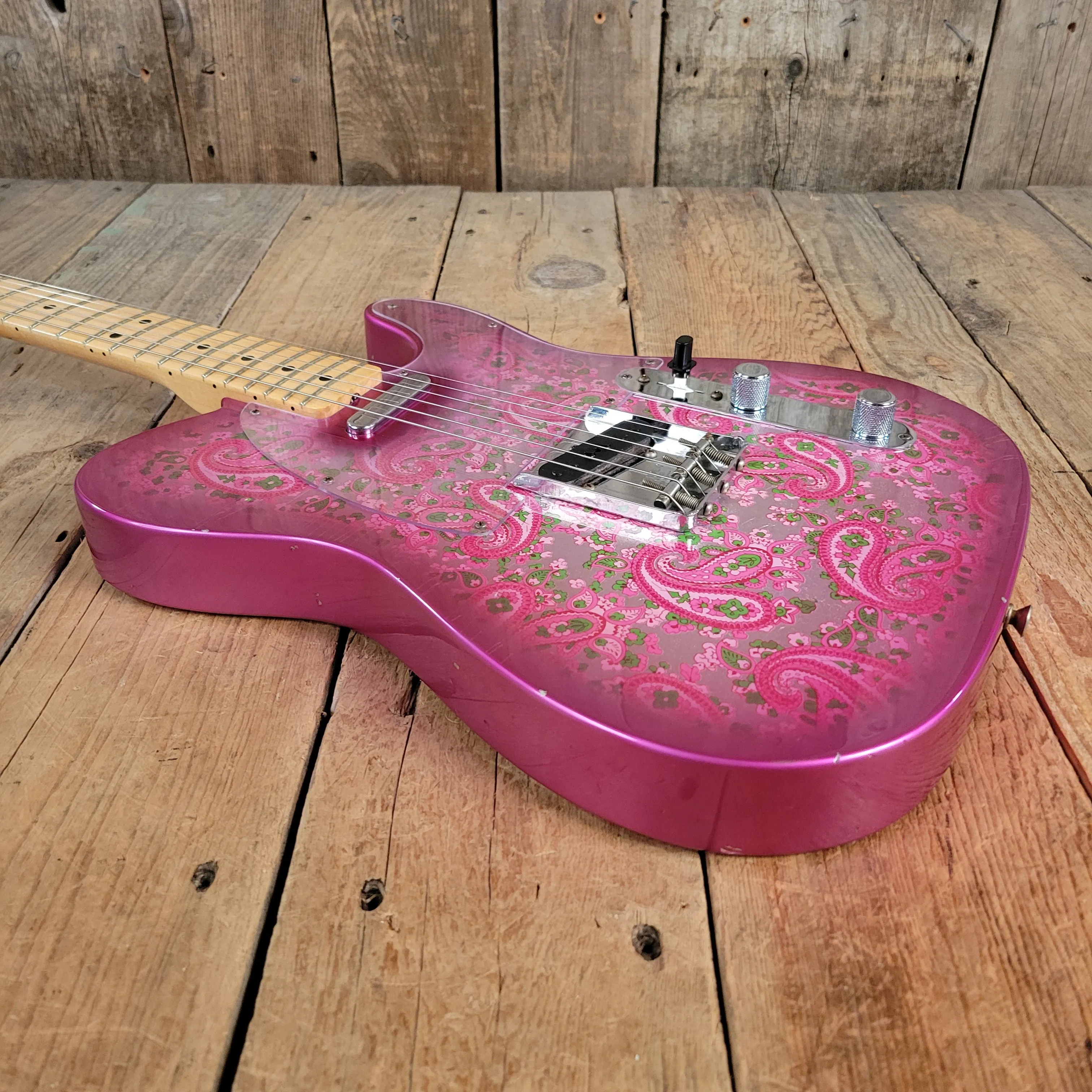 SOLD - Fender '68 Telecaster Pink Paisley Journeyman Relic Reissue 2022
