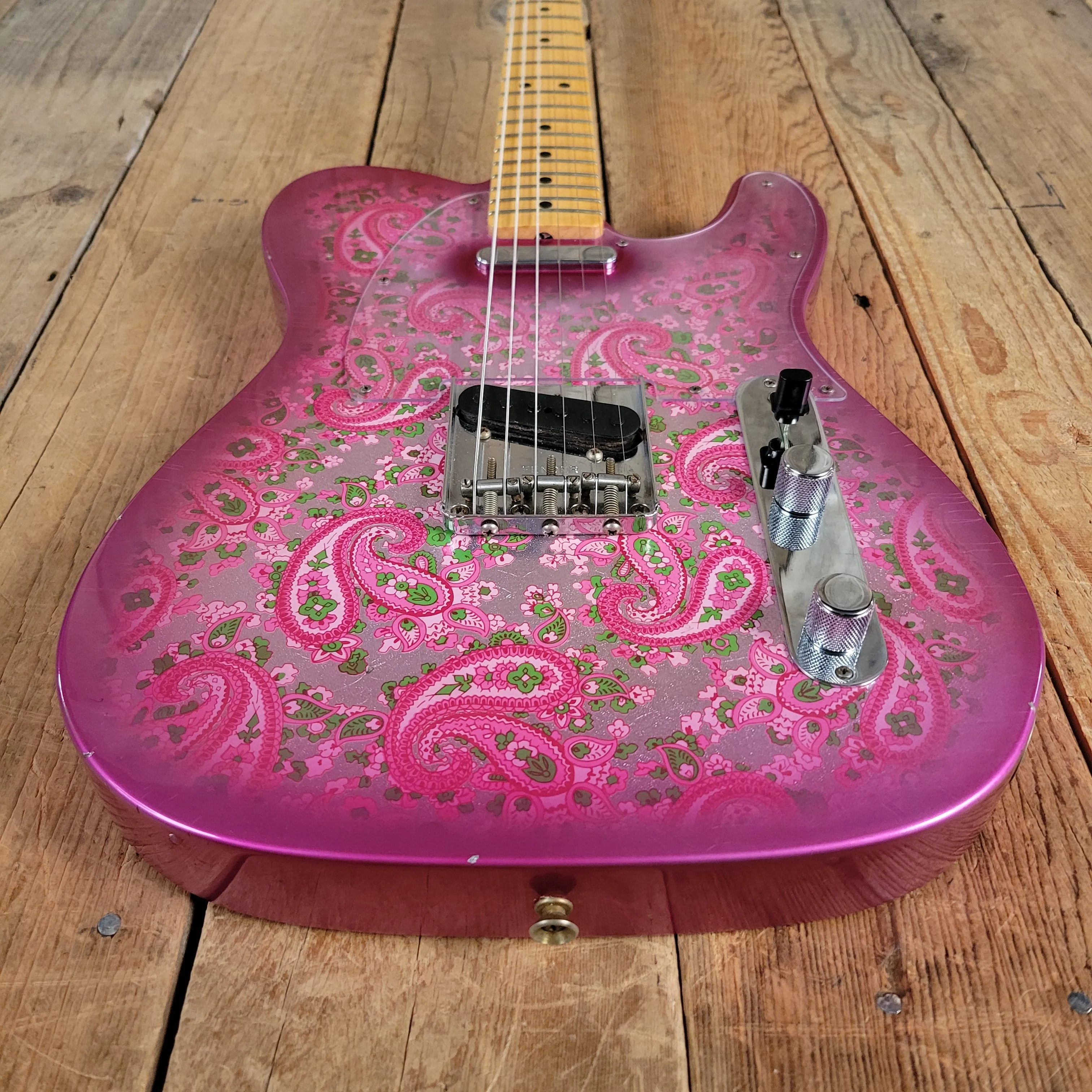 SOLD - Fender '68 Telecaster Pink Paisley Journeyman Relic Reissue 2022