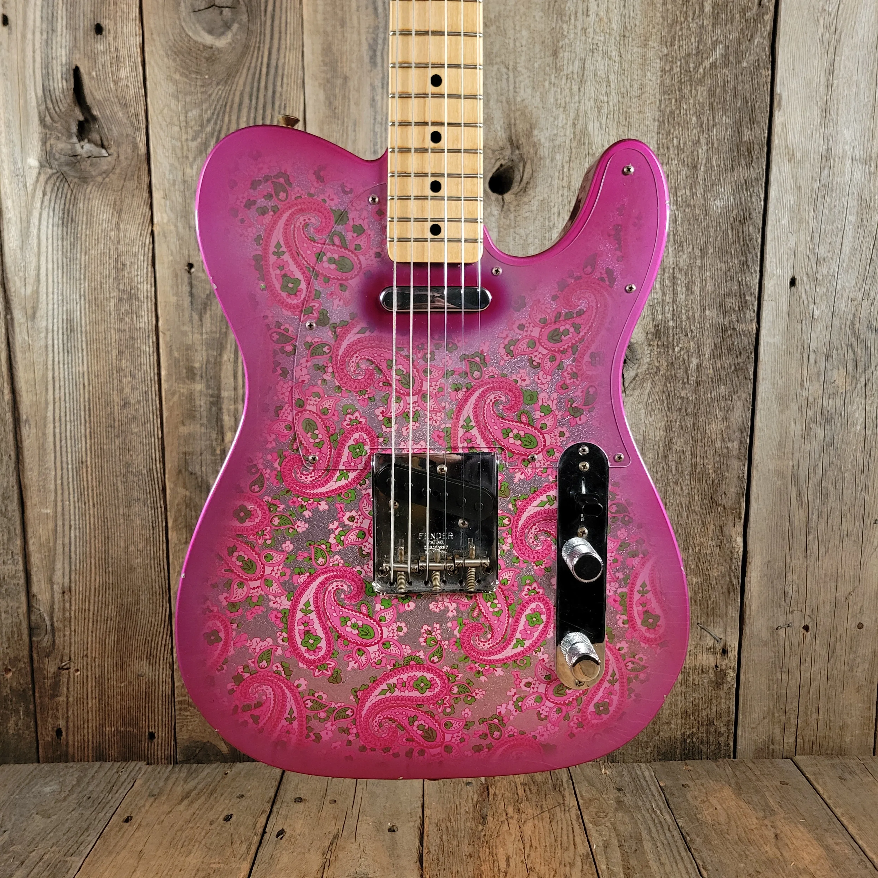 SOLD - Fender '68 Telecaster Pink Paisley Journeyman Relic Reissue 2022