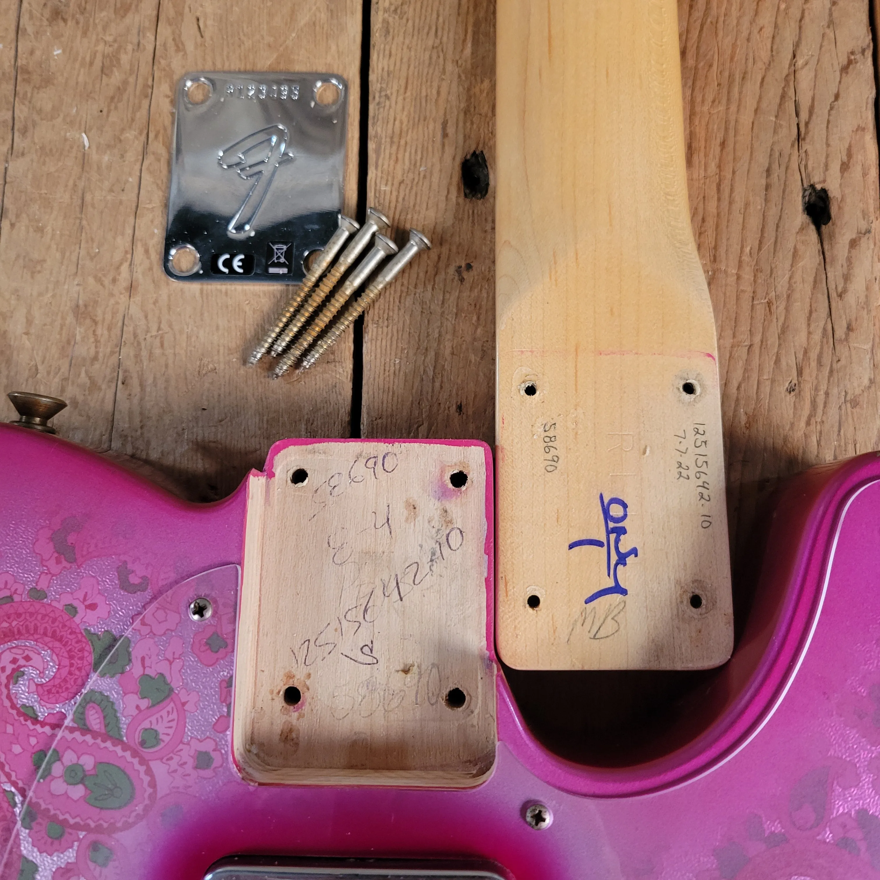 SOLD - Fender '68 Telecaster Pink Paisley Journeyman Relic Reissue 2022
