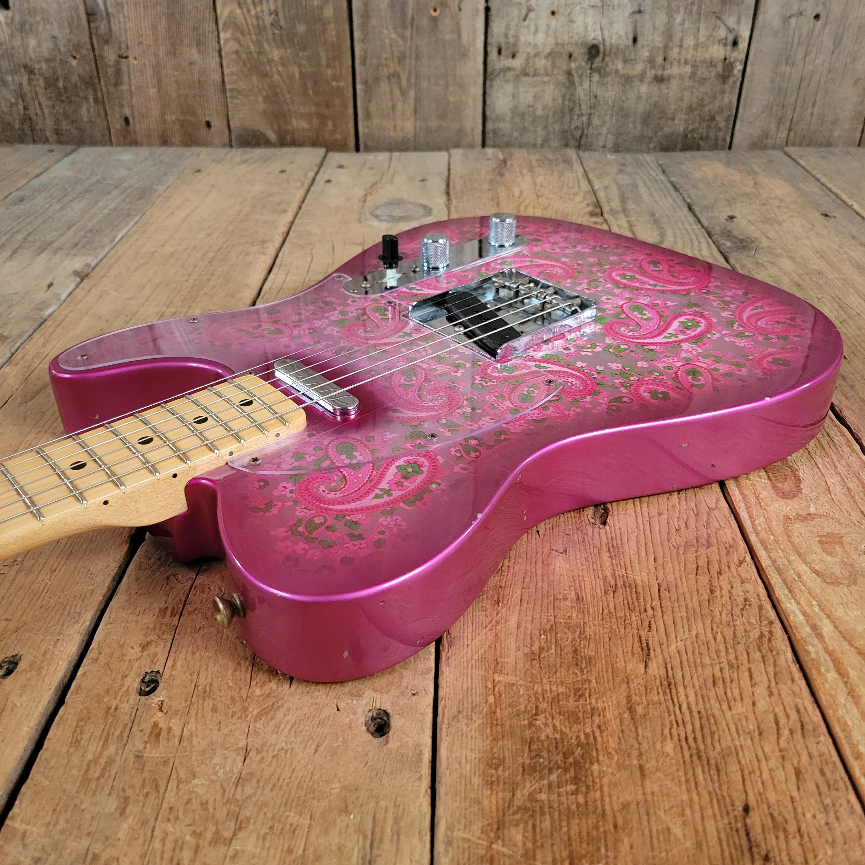 SOLD - Fender '68 Telecaster Pink Paisley Journeyman Relic Reissue 2022
