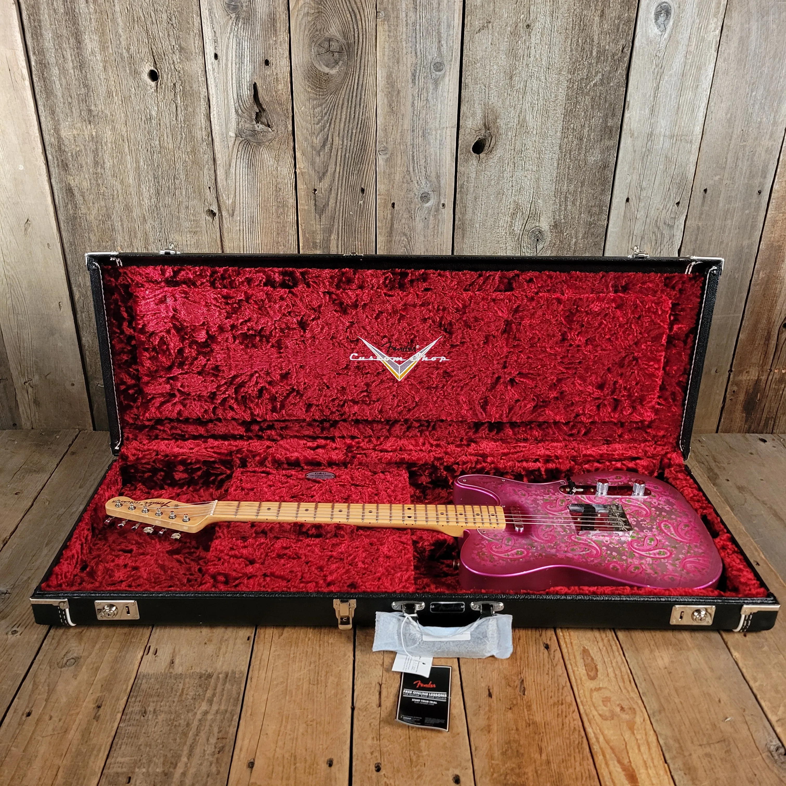 SOLD - Fender '68 Telecaster Pink Paisley Journeyman Relic Reissue 2022