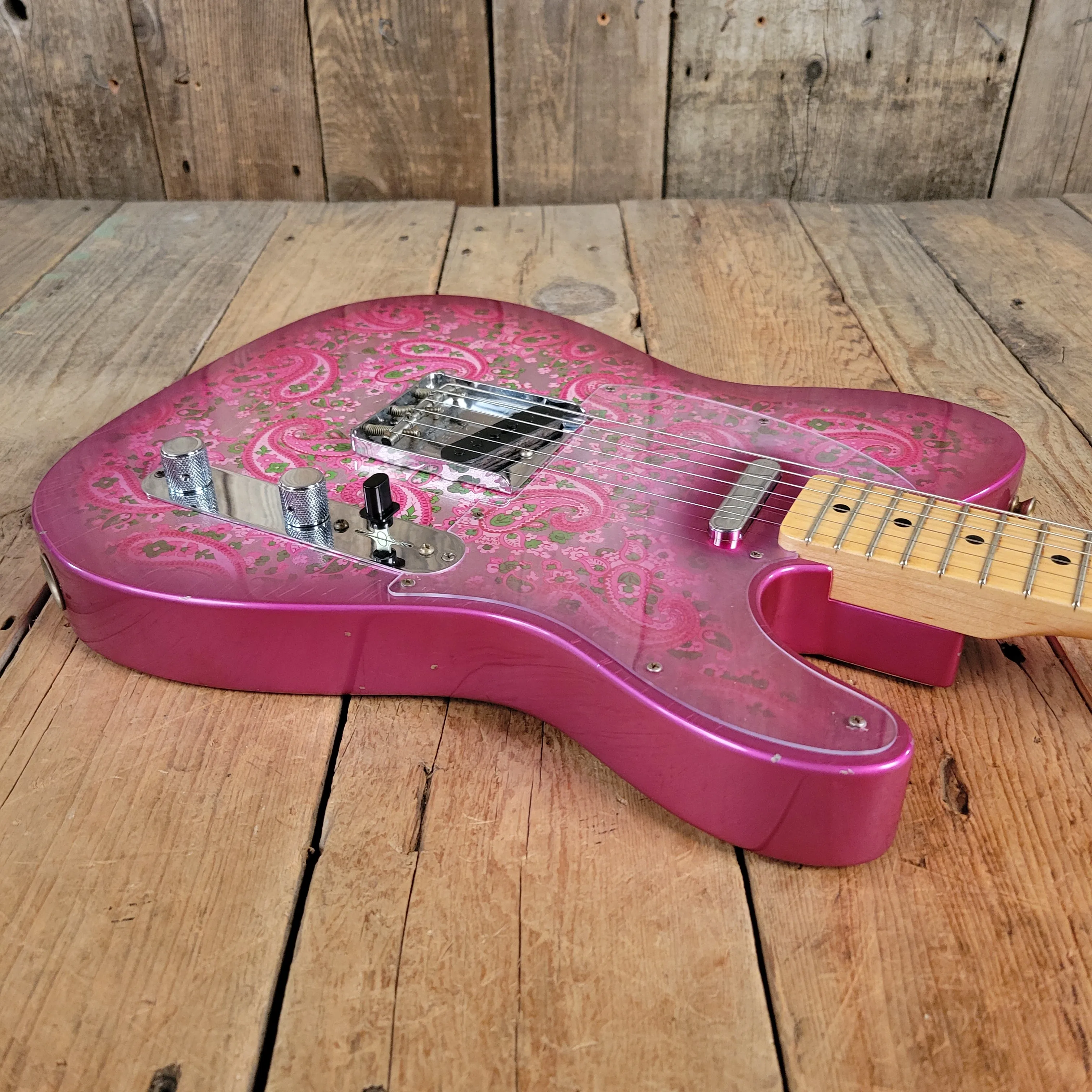 SOLD - Fender '68 Telecaster Pink Paisley Journeyman Relic Reissue 2022