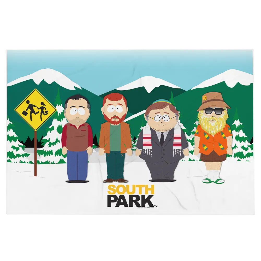 South Park Future Bus Stop Fleece Blanket