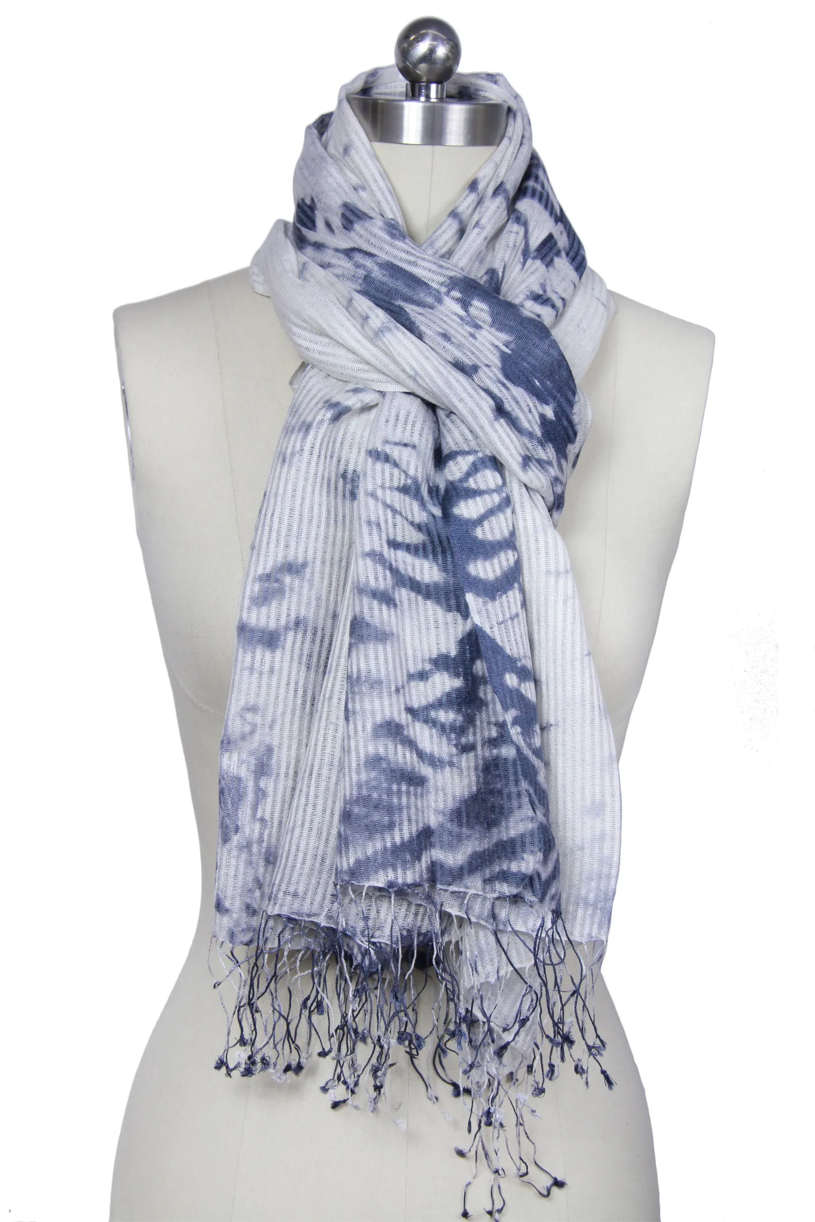 Splatter Blend Ribbed Scarf