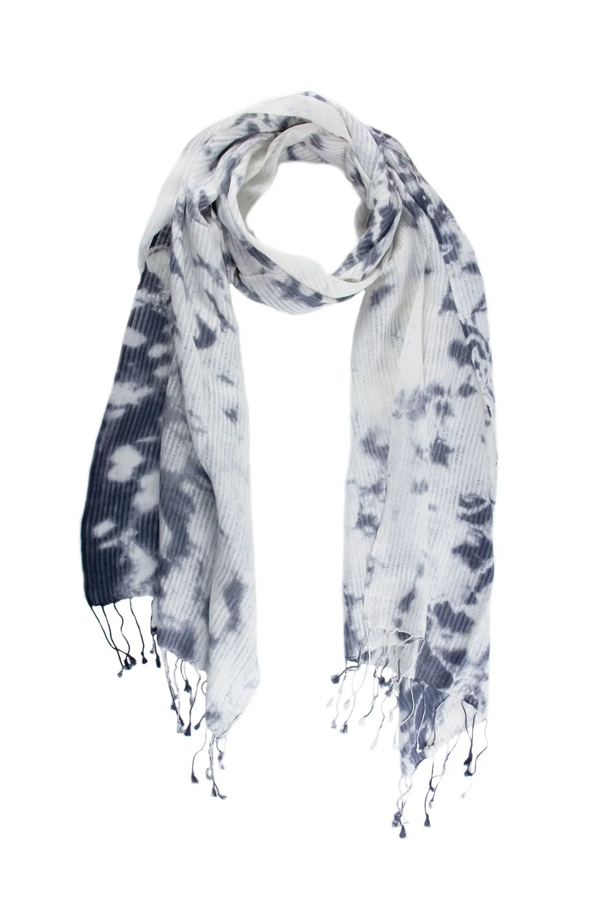 Splatter Blend Ribbed Scarf