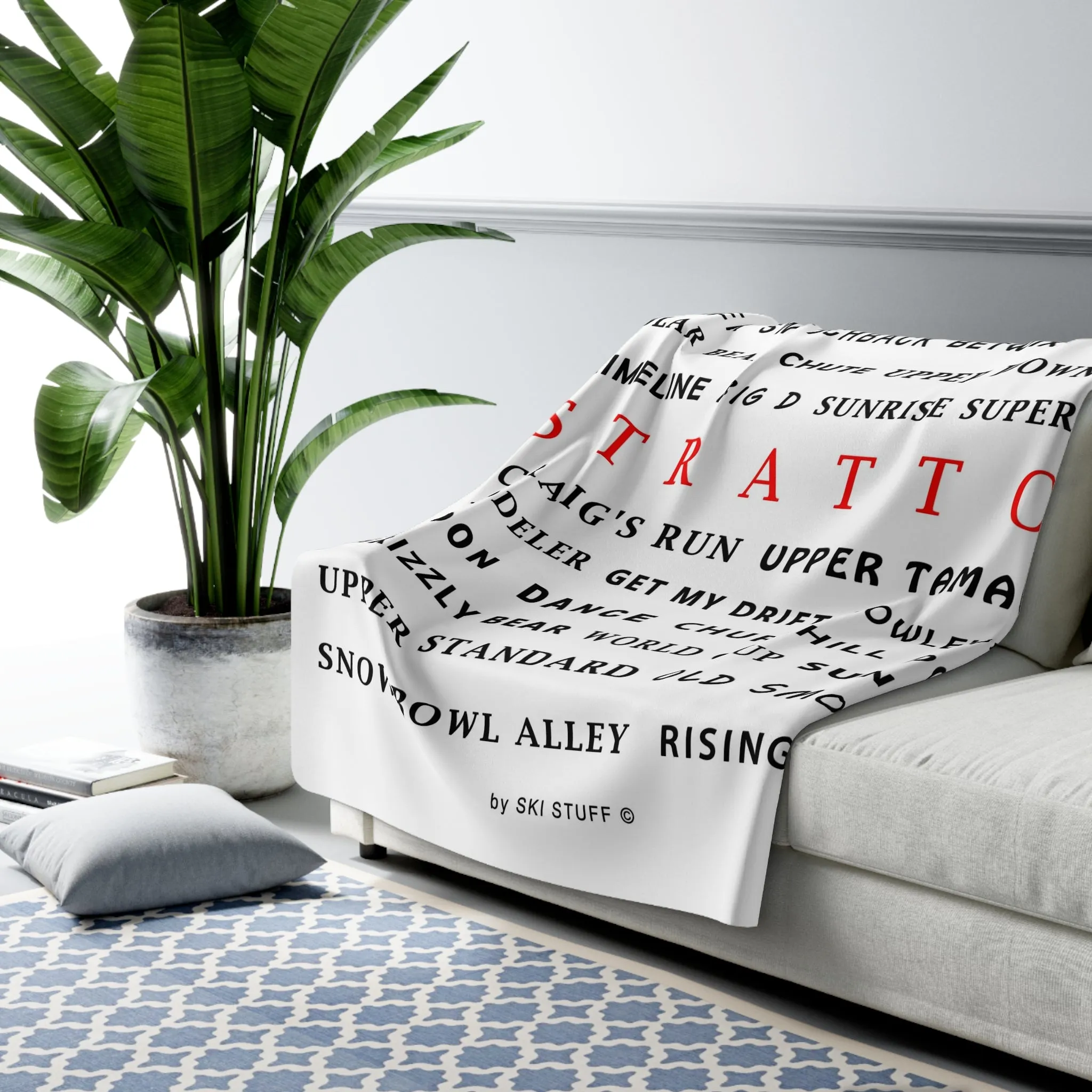 Stratton, Vermont - Fleece Blanket