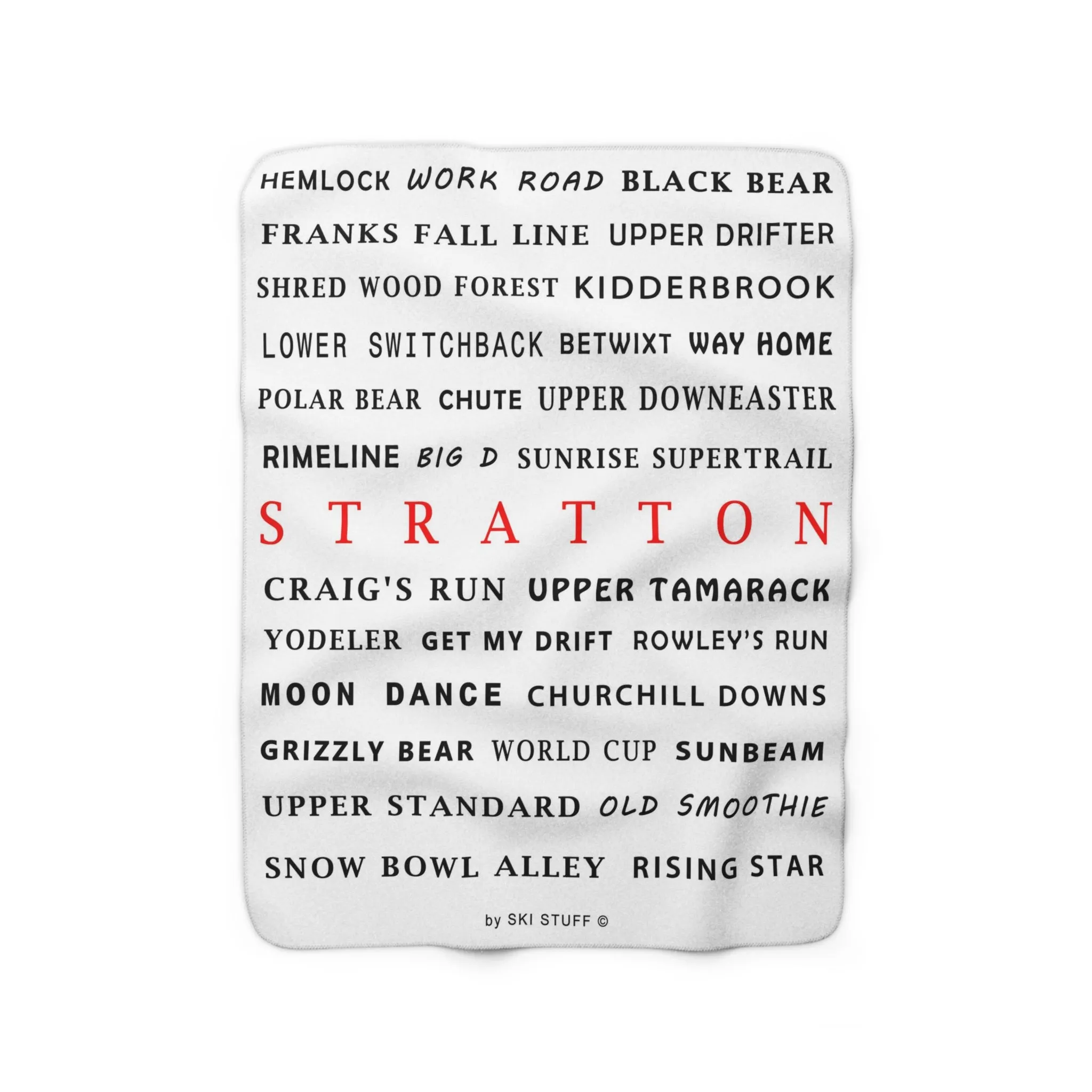 Stratton, Vermont - Fleece Blanket