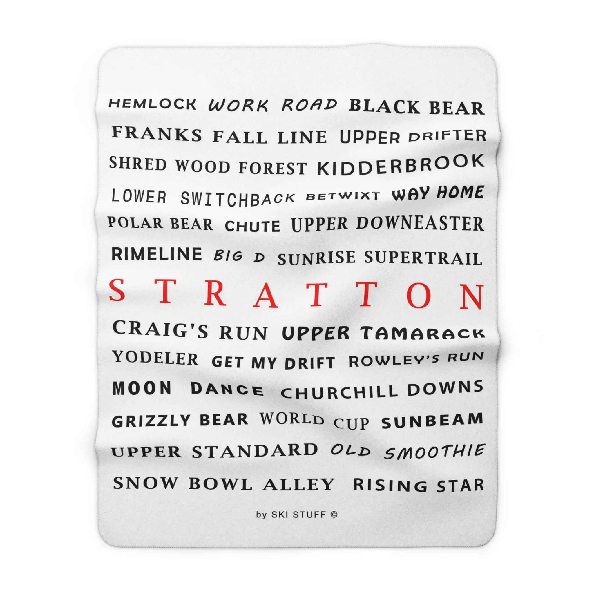 Stratton, Vermont - Fleece Blanket