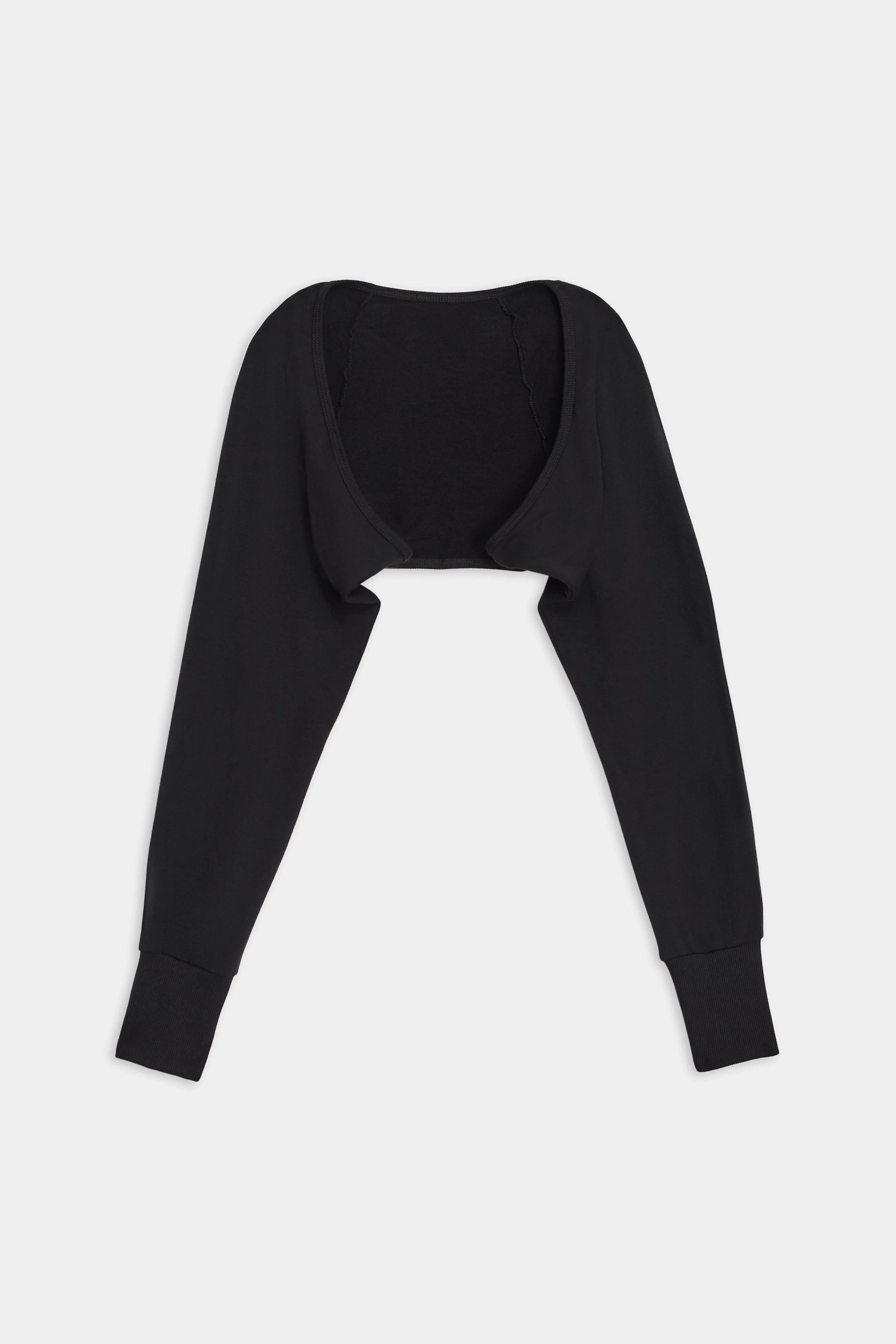 Sue Fleece Shrug - Black
